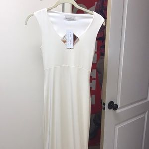 Kittenish by JJD white maxi